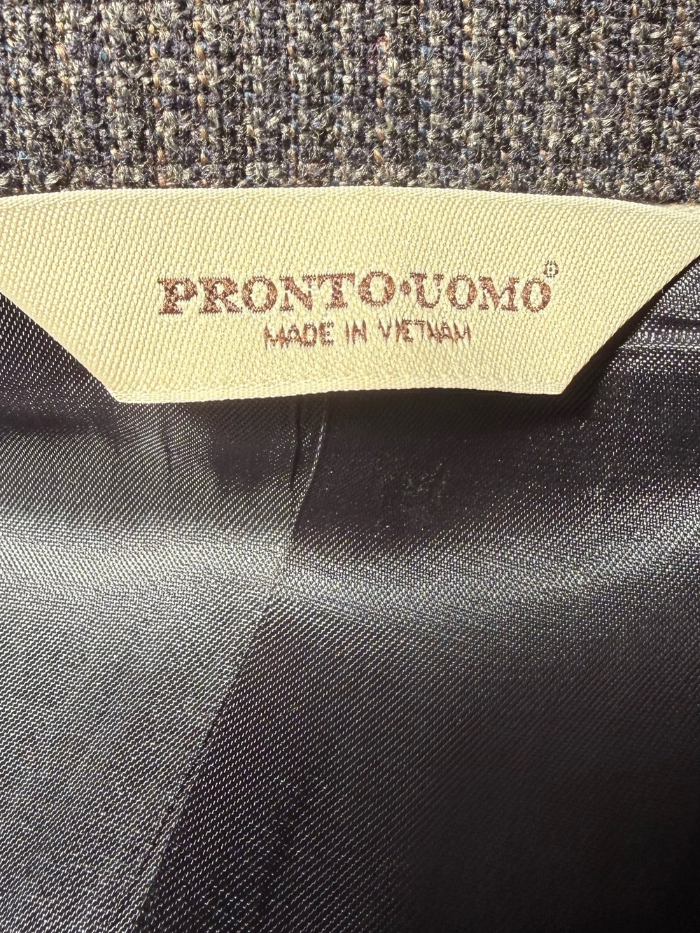 Pronto Uomo Dark Charcoal Gray Blazer - Picture 3 of 3